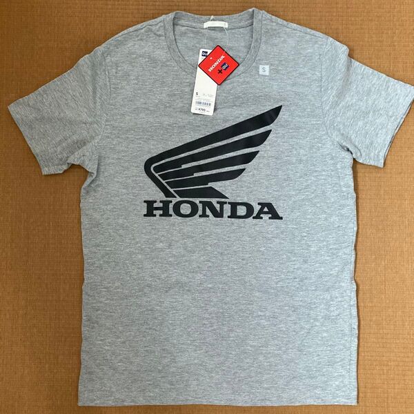 GU Honda ロゴTシャツ グレー Sサイズ 未使用 新品