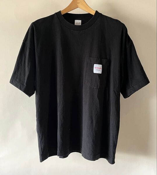 Mark Gonzales マーク・ゴンザレス シンプル ポケットTシャツ M ポケT 半袖 無地 ルースフィット