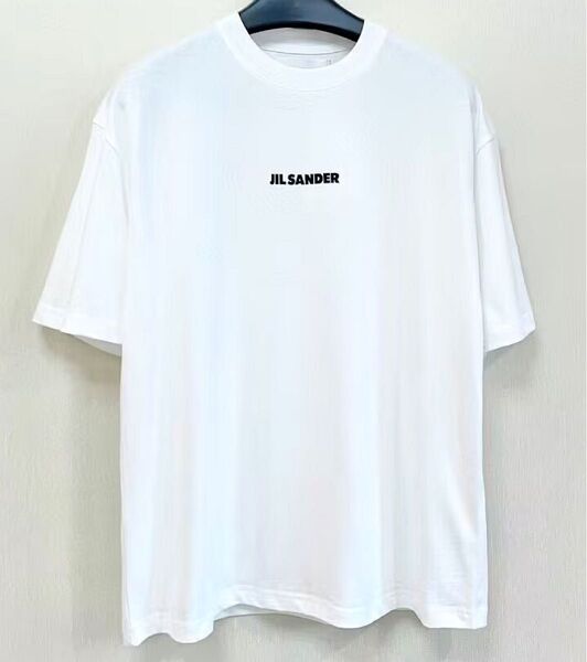 JIL SANDER ジルサンダーロゴ ホウイトTシャツ ハートのロゴ 白 ハートのロゴ 男女兼用