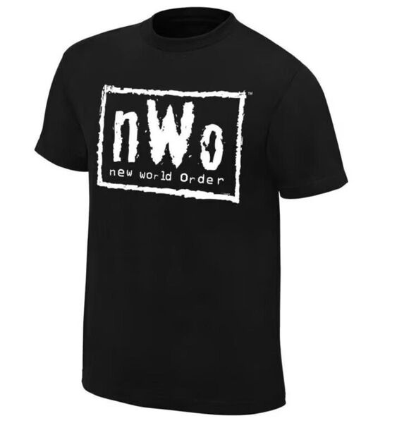 nWo プロレスTシャツ ブラック男女兼用 半袖