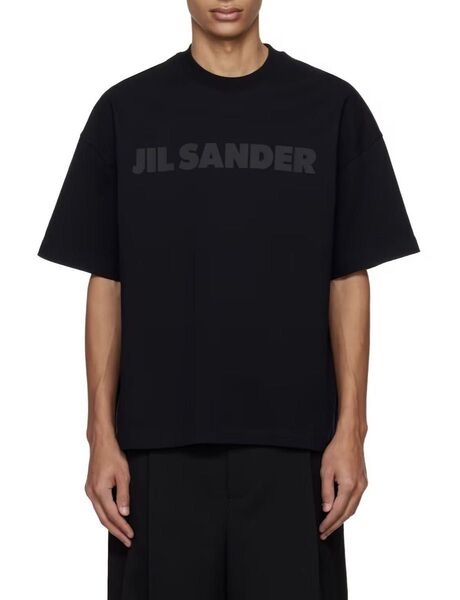JIL SANDER ジルサンダーロゴ ブラック 黑 Tシャツ男女兼用