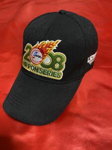 2008 日本シリーズ　帽子　ライオンズ×ジャイアンツ　NPB刺繍　フリーサイズ