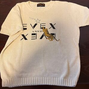 美品 KRIZIA クリツィアサマーニットトップス 爽やか綿麻混 半袖