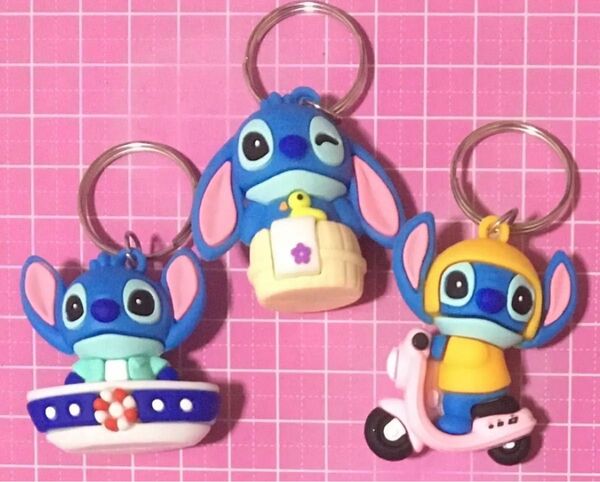 スティッチ マスコットキーホルダーセット