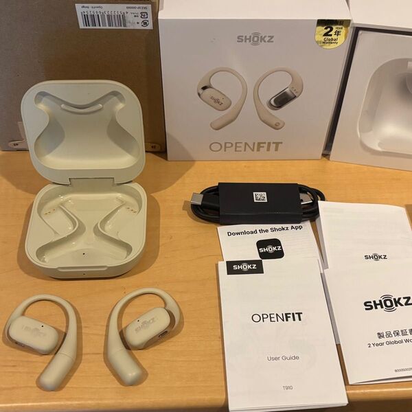 SHOKZ openfit オープンイヤー イヤホン 付属品あり SKZ-EP-000021 T910 完全ワイヤレスイヤホン