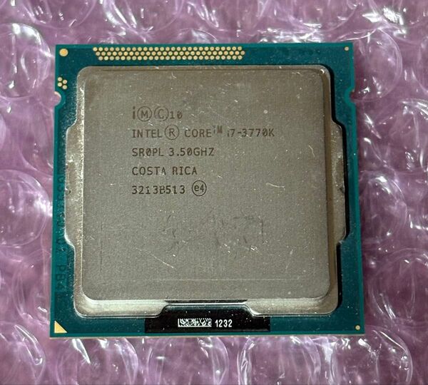 Intel Core i7-3770K CPU LGA1155 動作品