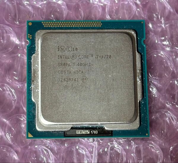 Intel Core i7-3770 CPU LGA1155 動作品
