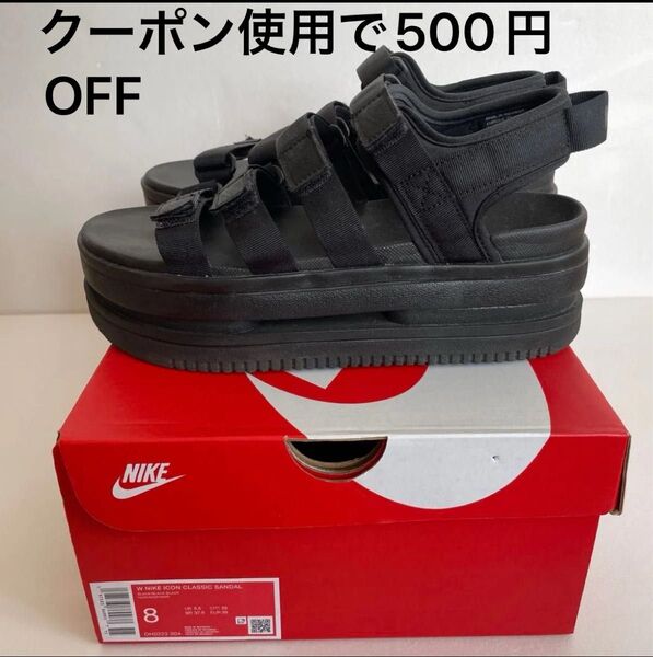 ナイキ アイコン クラシック サンダル NIKE ICON CLASSIC SANDAL DH0223-004 黒 25cm