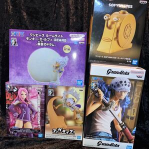 ワンピース フィギュア 5点セット ルフィ ロー ギア5 ボニー