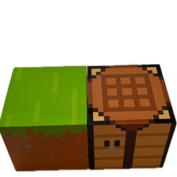 マインクラフト マイクラ フリューくじ わくわくBOX 作業台+草ブロック