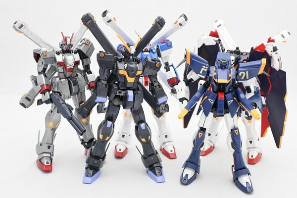 ガンプラ MG 5体セット クロスボーン X1 X2 X3 ジャンク まとめ