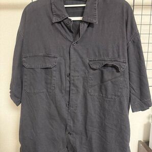 GU デニムライクシャツ