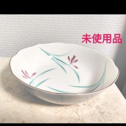香蘭社 盛り鉢 有田焼き 鉢 オーキッドレース 蘭 花柄 大皿 金彩 皿 深鉢 食器 深皿 サラダボウル 大鉢 新品