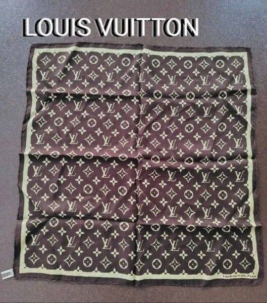 LOUIS VUITTON ルイヴィトン スカーフシルク100% モノグラム コレクション 送料無料 匿名配送