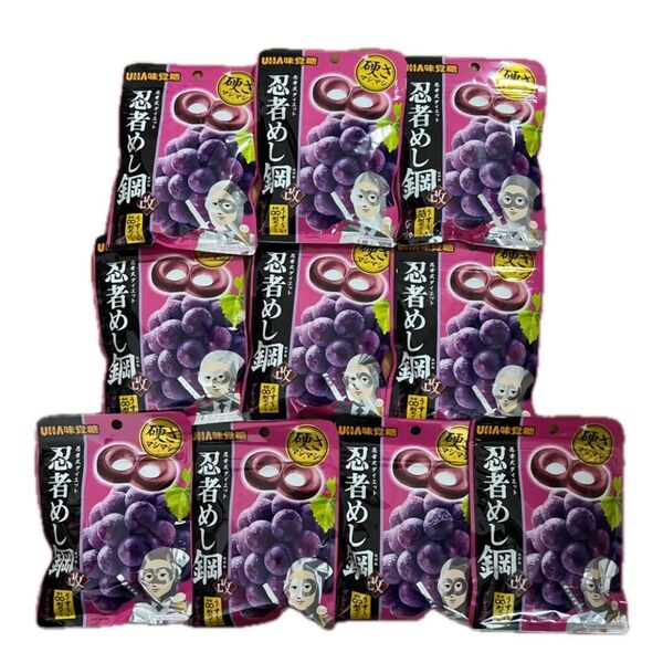 忍者めし 鋼 改 グレープ味 10袋 まとめ売り