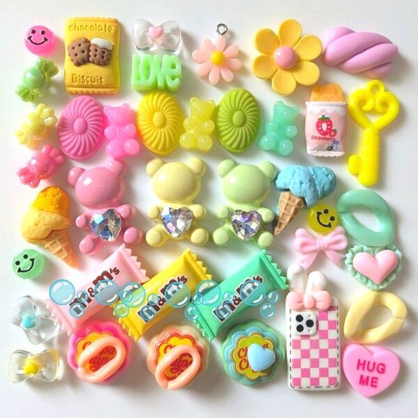 ☆デコパーツまとめ売り☆mix