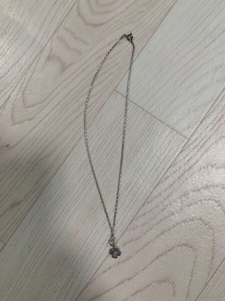 agete アガット フラワーモチーフネックレス シルバー アクセサリー