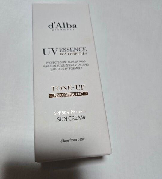 【未使用】ダルバ d'Alba ウォータフルトーンアップサンクリーム SPF50+PA++++ 50ml