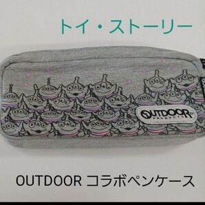 OUTDOOR 【リトルグリーンメンペンケース】アウトドア 外側は比較的キレイ