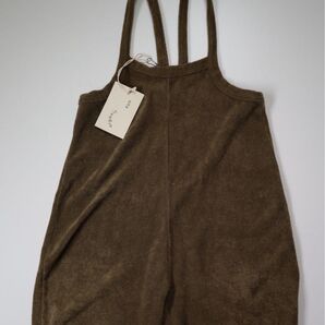 organic zoo Olive terry dungarees ダンガリー