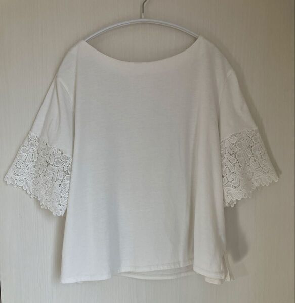 chocol raffine robe ショコラフィネローブ|Green Parks レース付きTシャツ 袖レース