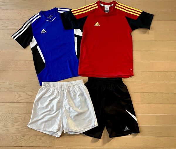 サッカーウェア パンツ 上下 4点セット 140 adidas PUMA スポーツウェア