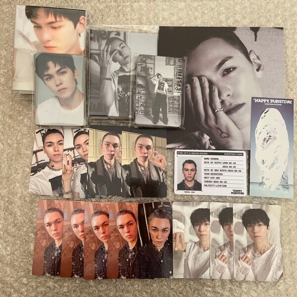 seventeen バーノン トレカ HAPPY BURSTDAY 封入 ID DEARDEVIL IDカード スクラッチカード