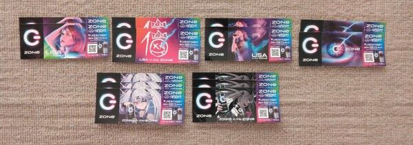 LiSA ZONe シール6種14枚セット