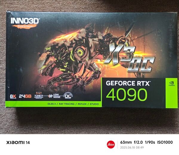 INNO3D GeForce RTX 4090 24G X3OC ジャンク品