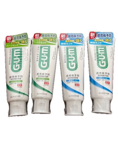 ガム デンタルペースト 4本セット メッセージシール