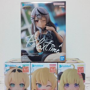 ホロライブ Relax time 沙花叉クロヱ ひっかけフィギュアVol.2 赤井はあと 角巻わため 風真いろは