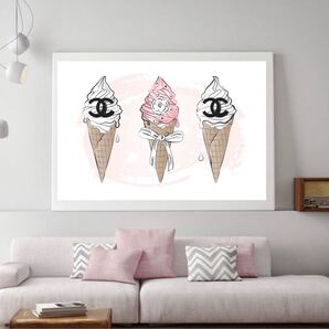 インテリア アートポスター A4フレーム付