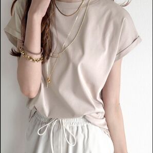 半袖Tシャツ トップス Classical Elf,クラシカルエルフ さらり滑らか。綿100%、シンプルフレンチシルケットトップス