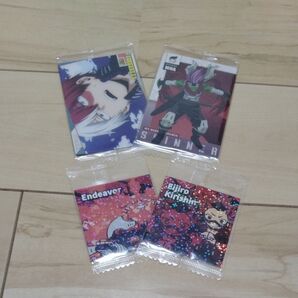 僕のヒーローアカデミア ヒロアカ ウエハース メタルカード 4枚セット
