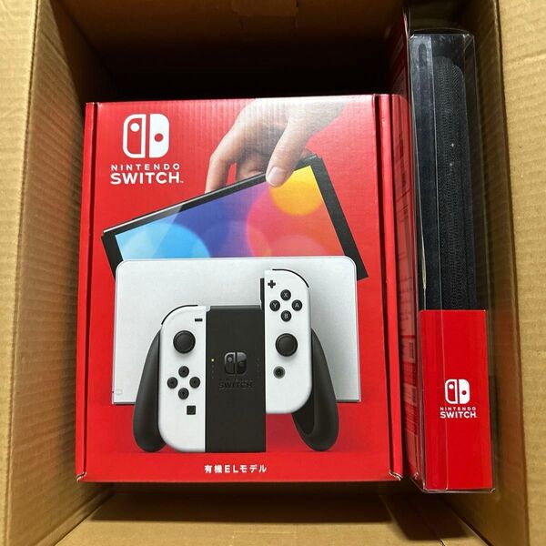 Nintendo Switch 有機ELモデル ホワイト ポーチ付き