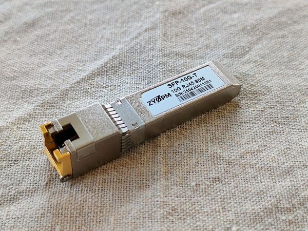 10GBase-T SFP+ モジュール 80M