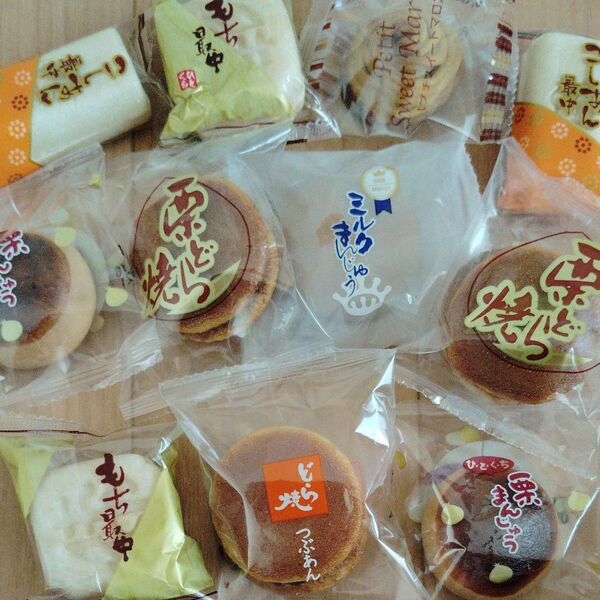 ★7種類の和菓子セレクション どら焼き、まんじゅう、最中、スイートマロンなど… 2026.1★