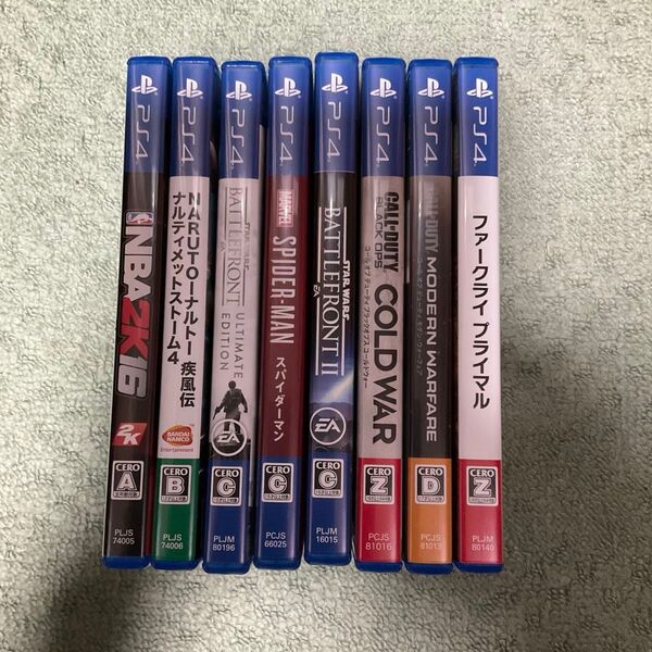 PS4ソフト 8本
