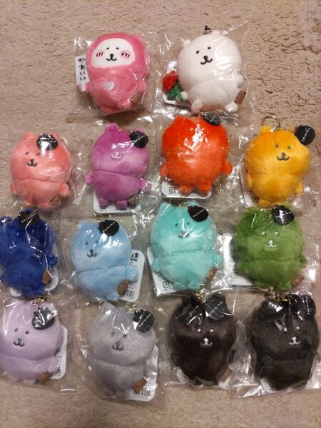 ナガノのくま カラーマスコット 12色コンプ+かわいい&ローズ 14種
