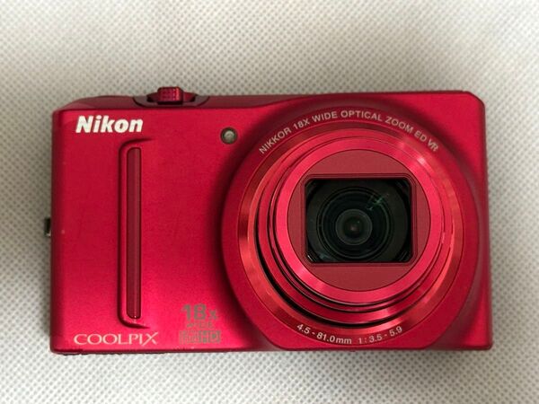 Nikon COOLPIX S9100 レッド デジタルカメラ