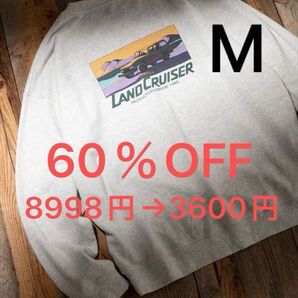 【新品】フリークスストア リラックスフィット ランクル60 バックプリント スウェット M アッシュグレー