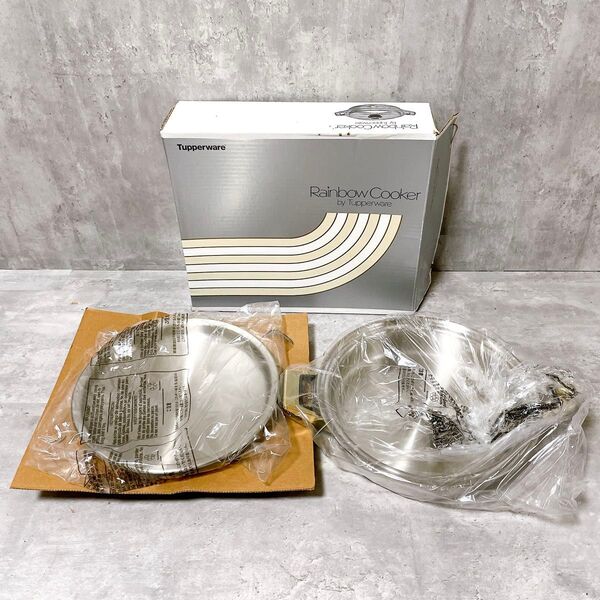 新品 Tupperware RainbowCooker タッパーウェア レインボークッカー 26cm 浅鍋 両手鍋 調理器具 高級