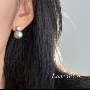 【13】パール ピアス キラキラ シルバー パール10mm S925 結婚式 入学式 入園式 卒園式 卒業式