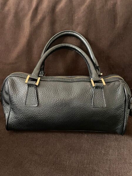 IENA AULENTTI イエナ オウレンティ 黒ハンドバッグ ミニボストン レザー ショルダーバッグ 人気 2way