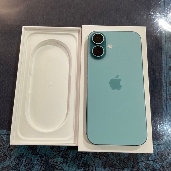 iPhone16 128GB (TEAL) Apple SIMフリー 初期化済み 箱付 ACロック解除済み