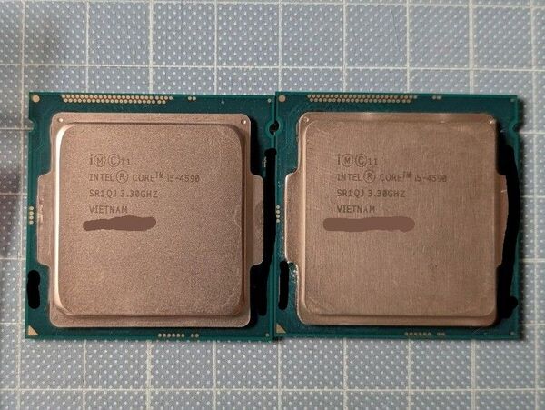 CPU Intel Core i5-4590 SR1QJ 2個セット 78