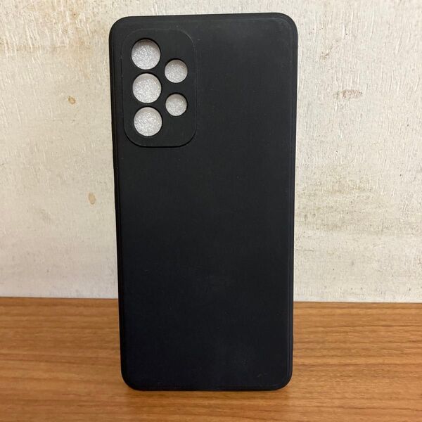 スマホケースカバー・Samsung Galaxy A53 5G用 ケースカバー マットブラックソフトケース サムスン ギャラクシー