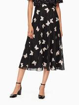 新品US4号/JP9号～11号Kate Spade Newyork Butterfly Embroidered Skirt ケイトスペードニューヨークレーススカートバタフライ_画像3