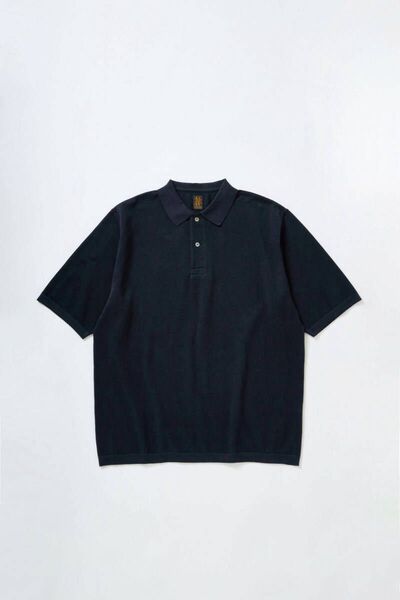 batoner ポロシャツ ネイビー シーアイランドコットン SEAISLAND BATONER