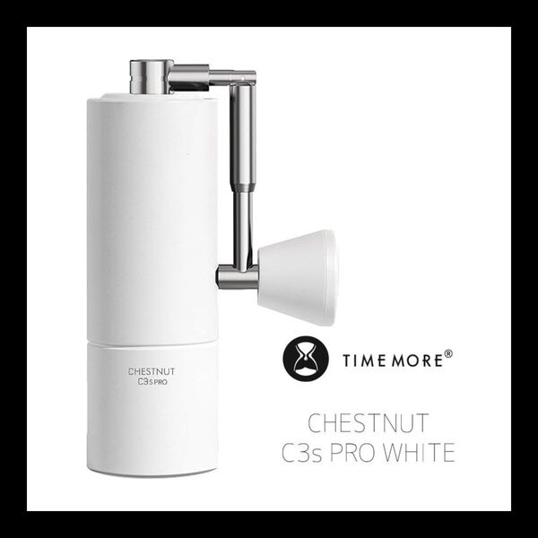 【新品・未使用】timemore c3s pro 白 タイムモア 手挽きコーヒーミル